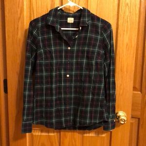 J Crew flannel button up
